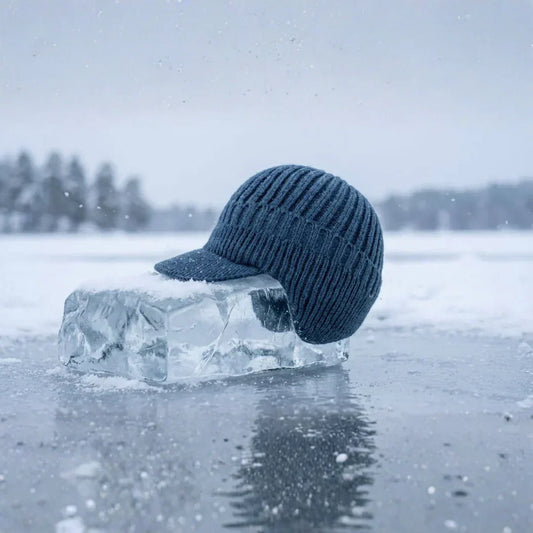 Jorlath – měkká pletená čepice s kšiltem