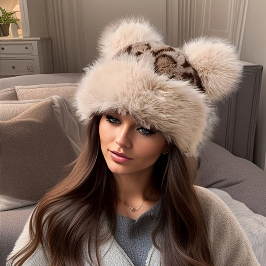 Avira – teplá čepice s bambulí